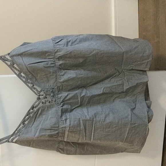 Comptoire des cotonniers grey top - Picture 1 of 4